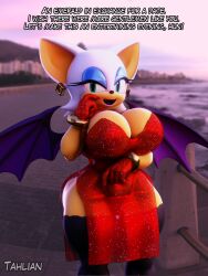rouge the bat from sega by tahlian