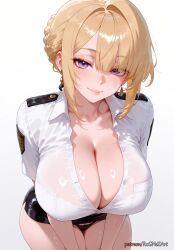 evelyn chevalier from hoyoverse by rognezart