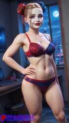 harley quinn from dc by aiuniverse56
