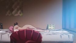 animated barefoot breasts female female_masturbation female_only large_ass masturbating masturbation nude on_bed otome_dori pink_hair sakuragi_otome screencap solo solo_female sound tagme video