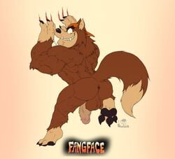 2015 3_toes 4_fingers anthro anus ass back_muscles backsack backwards_baseball_cap backwards_hat balls baseball_cap biceps big_balls big_butt big_muscles big_penis black_nose black_pawpads brown_body brown_fur canid canine canis clawing clawing_wall clothing digital_media_(artwork) eyebrows fangface feet fingers fur furry_balls genitals half-erect hat hat_only headgear headgear_only headwear headwear_only hiked_leg humanoid_genitalia humanoid_penis looking_back male mammal mostly_nude muscular muscular_anthro muscular_male nude pawpads paws penis perineum quads raised_leg sharp_teeth simple_background smile solo tan_body tan_fur teeth toes utx-shapeshifter vein veiny_penis were werecanid werecanine werewolf wolf