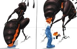 1girls absurd_res anal anal_juice anal_sex ant antennae_(anatomy) anthro anus arthropod arthropod_abdomen arthropod_abdomen_anus arthropod_abdomen_genitalia arthropod_abdomen_penetration bent_over bodily_fluids breasts butt compound_eyes crouching deep_penetration dildo dildo_in_ass dildo_insertion dildo_reveal dildo_sitting dildo_sitting_reveal ejaculation female gaping gaping_anus genital_fluids genitals goatboydraws hi_res hymenopteran insects large_insertion nipples no_humans non-mammal_breasts nude orange_nipples penetration pull_out pussy pussy_ejaculation pussy_juice sex_toy sex_toy_in_ass sex_toy_insertion side_boob simple_background solo stomach_bulge white_background