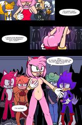 amy rose from idw comics by notsafeforcurt