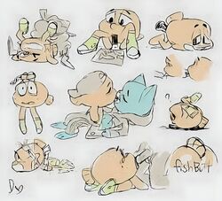 cartoon_network darwin_watterson fish orange_body sex tagme the_amazing_world_of_gumball white_background