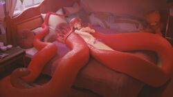 16:9 3d 3d_(artwork) 4k absurd_res accessory animal_humanoid apode bed bed_sheet bedding bedroom blush body_pillow breast_grab breast_play breast_squish breasts colored_fingernails colored_nails digital_media_(artwork) draconcopode elasid female fingering fingering_self fingernails forked_tongue furniture genitals hair hair_accessory hand_on_breast hi_res huge_filesize humanoid hybrid lamia legless light long_fingernails long_hair long_nails long_tail long_tongue looking_pleasured lying lying_on_bed lying_on_tail masturbation miia_(monster_musume) monster_girl monster_girl_(genre) monster_musume_no_iru_nichijou nails nude on_back on_bed pillow plushie pussy raised_tail red_hair red_nails red_tail reptile reptile_humanoid scalie scalie_humanoid serpentine sex_toy snake snake_humanoid solo split_form squirm squirming squish sunlight tail_curl tail_motion tail_pillow tailwag teddy_bear tongue tongue_out toy vaginal_masturbation vaginal_penetration widescreen