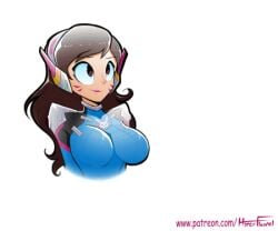 d.va from overwatch by hyperflannel