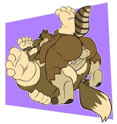 2025 4_toes anal anal_sex anthro anthro_on_anthro anthro_penetrated anthro_penetrating anthro_penetrating_anthro anus ass backsack ball_tuft balls big_butt big_penis black_body black_fur black_pawpads black_sclera black_stripes border brown_body brown_fur character_request digitigrade duo erection feet fur genitals hi_res lalo_manias legs_up male male/male male_penetrated male_penetrating male_penetrating_male musclegut muscular muscular_anthro muscular_male pawpads penetration penis perineum purple_background red_anus sex simple_background striped_body striped_fur stripes tan_balls tan_body tan_fur tan_penis tan_perineum thick_thighs toes tuft unknown_species vein veiny_penis white_border yellow_eyes