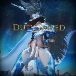 au ra from ffxiv by evisaii
