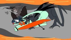 bad_anatomy bondage bound dragon female glory_(wof) greendragoon22 hand_on_head hi_res male male/female mythological_creature mythological_scalie mythology nightwing_(wof) rainwing_(wof) scalie sex wings_of_fire
