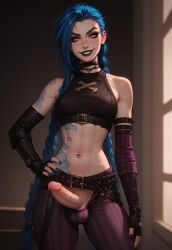 1futa abs ai_generated arcane armpits ass balls belt belt_buckle belt_collar big_ass big_breasts big_butt big_hips big_penis bikini_top black_eyeshadow black_lip black_lips black_lipstick black_makeup blue_hair braid braided_hair braided_twintails breasts bulge bulge_through_clothing bullet bullets cleavage clothed clothes clothing crazy crazy_eyes crazy_futa dick dickgirl eyebrows eyelashes futa_only futanari gloves goth goth_futa goth_girl goth_makeup gothic gothic_girl gothified grin grinning grinning_at_viewer hair half-dressed half_clothed half_naked hands-free huge_cock indoors intersex jinx_(league_of_legends) league_of_legends light_blue_hair lips lipstick long_hair looking_at_viewer makeup nail_polish nails nails_painted narrow_waist narrowed_eyes necklace nose penis pink_eyes pink_lips pink_lipstick pink_nail_polish pink_nails pink_shorts really_long_hair seducing seductive seductive_eyes seductive_gaze seductive_look seductive_mouth seductive_pose seductive_smile short_shorts shorts smile smile_at_viewer smiley_face smooth_balls smooth_penis smooth_skin solo solo_dickgirl solo_focus solo_futa testicles topwear velonix
