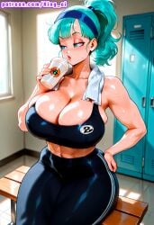 bulma from dragon ball by king ai