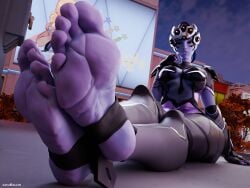 1girls 2024 3d 3d_(artwork) 5_fingers 5_toes absurd_res armor armored_female artist_name barefoot big_breasts big_thighs blizzard_entertainment breasts digital_media_(artwork) english english_text feet feet_fetish feet_together female finger_on_lip fingers foot_fetish foot_focus hips horny horny_female hourglass_figure human legs legs_together lips looking_at_viewer overwatch overwatch_2 plantigrade purple_body purple_skin saltoxicdue3d sitting soles solo solo_female text thick thick_hips thick_legs thick_lips thick_thighs thighhighs thighs toes voluptuous voluptuous_female wide_hips widowmaker widowmaker_(overwatch_2_suit) wrinkled_feet wrinkled_soles wrinkles yellow_eyes