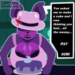 bunnygirl from undertale by cheelseydraw