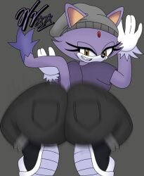blaze the cat from idw comics by wifeyvoo