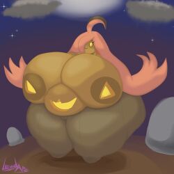 gourgeist from pokemon by lewdape