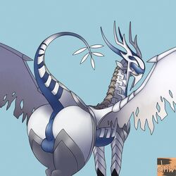 1:1 anus ass balls corrin_(fire_emblem) corrin_(fire_emblem)_(male) dragon fire_emblem fire_emblem_fates furry gay genitals hi_res male male_only nintendo penis presenting presenting_hindquarters raised_tail reallydarkandwindie spread_wings video_games wings