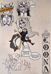 loona from helluva boss by frankart petrov (artist)