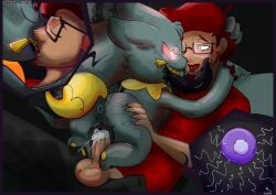 animal_genitalia animate_inanimate anus banette black_tongue bodily_fluids canine_genitalia cum cum_inside cutaway eevee extreme_french_kiss female french_kissing generation_1_pokemon generation_3_pokemon genital_fluids genitals hi_res human hybrid impregnation interspecies kissing living_plushie male male/female mammal nintendo plushie plushophilia pokemon pokemon_(species) pokephilia screamoshaymin tongue unusual_ovum zipper zipper_mouth
