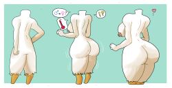 anthro ass avian big_breasts big_butt bird breast_growth breasts butt_expansion chicken colored expansion faceless_character feathers female galliform gender_symbol gender_transformation growth hi_res infrawash2 male mtf_transformation nipples nude phasianid rear_view sequence solo symbol thick_thighs thigh_expansion transformation white_body white_feathers wydguapo