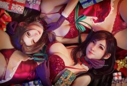 aerith gainsborough from christmas by ria-neearts
