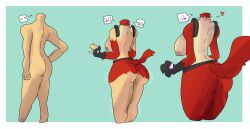 anthro aroused ass big_breasts big_butt breast_growth breasts butt_expansion colored expansion faceless_character female fur gender_transformation generation_4_pokemon growth hi_res human infrawash2 lucario male mammal mtf_transformation nintendo nipples pokemon pokemon_(species) rear_view red_body red_fur sequence solo species_transformation spikes spikes_(anatomy) surprised tail tail_growth tan_body tan_fur thick_thighs thigh_expansion transformation