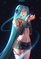 hatsune miku from vocaloid by misami