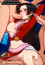 1girls ai_generated black_hair blue_eyes blush boa_hancock cum cum_in_mouth cum_in_pussy cum_inside cum_on_body cum_on_face cumming earrings english english_text fellatio female forced gangbang group group_rape group_sex head_grab irrumatio long_hair male medium_breasts navel nipples no_panties one_breast_out one_piece oral oral_penetration oral_sex penetration penis rape rasilinai sex spread_legs stable_diffusion straight_hair tagme text uncensored vaginal_penetration vaginal_sex