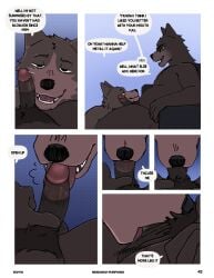 age_difference andy_(echto) anthro anthro_on_anthro anthro_penetrated anthro_penetrating anthro_penetrating_anthro ball_lick balls balls_deep ballsurfing bodily_fluids body_hair brown_body brown_fur canid canine charlie_(echto) circumcised comic deep_throat dialogue duo echto english_text facial_hair father_(lore) father_and_child_(lore) father_and_son_(lore) father_penetrating_son fellatio fur genitals halftone halftone_background hi_res holding_penis humanoid_genitalia humanoid_penis incest_(lore) licking male male/male male_penetrated male_penetrating male_penetrating_male mammal older_male oral oral_penetration parent_(lore) parent_and_child_(lore) parent_and_son_(lore) pattern_background penetration penile penile_penetration penis penis_against_cheek pubes saliva sex simple_background slightly_chubby son_(lore) speech_bubble text tongue tongue_out younger_male younger_penetrated