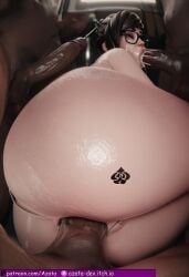 1boy 1girls 3boys absurdly_large_cock ai_generated anal ass ass_grab azataai balls bbw breasts bride_gown bride_veil cheating_bride cheating_on_wedding_day cheating_wife chubby chubby_female cucked_by_bully cuckold cuckold_pov cum dark-skinned_male dark_skin fat_male female gangbang glasses highres hugging_from_behind imminent_oral imminent_rape imminent_sex impossible_fit interracial interracial_couple light-skinned_female light_skin looking_at_viewer looking_back male massive_balls massive_breasts mei_(overwatch) netorare ntr nude off_screen_male_character overwatch overwatch_2 overweight overweight_female overweight_male pale-skinned_female pale_skin penis plus_size qos queen_of_spades shiny_skin spade_tattoo sucking_penis testicles torn_clothes