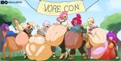 asuka_langley_sohryu asuka_langley_sohryu_(cosplay) big_belly blonde_hair brawl_stars chainsaw_man charlie_(brawl_stars) chun-li chun-li_(cosplay) colette_(brawl_stars) digestion emz_(brawl_stars) female high_quality huge_ass huge_breasts hyper hyper_belly hyuuga_hinata hyuuga_hinata_(cosplay) juju_(brawl_stars) lumi_(brawl_stars) makima_(chainsaw_man)_(cosplay) melodie_(brawl_stars) naruto naruto_(series) neopn_genesis_evangelion oral_vore pink_hair purple_hair red_hair same_size_vore shelly_(brawl_stars) skullbitee smile street_fighter supercell tagme vore vore_belly vore_con white_hair