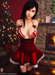 tifa lockhart from christmas by darkbahamuth