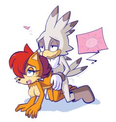 ahe_gao archie_comics areola avian bird blue_eyes bodily_fluids breasts chipmunk cum cum_in_vagina cum_inside doggy_style duo female from_behind_position genital_fluids ground_squirrel hair hi_res humanoid looking_pleasured male male/female mammal nipples oak_the_owl oaktheowl owl red_hair rodent sally_acorn sciurid sega sex sonic_(series) sonic_the_hedgehog_(archie) sonic_the_hedgehog_(comics) sonic_the_hedgehog_(series) squirrel x-ray_view