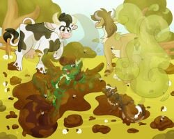 animal_genitalia animal_penis animal_vulva anus aroused arthropod balls black_anus black_body black_eyes black_fur black_hair black_spots black_tail_tip black_vulva blue_eyes bovid bovine bovine_anus bovine_genitalia bovine_vulva brown_anus brown_eyes brown_hair brown_mane brown_tail brown_tail_tip brown_vulva butt casual_fart cattle clawed_hands claws colored cream_belly cream_underbelly digital_media_(artwork) dipstick_tail equid equine equine_genitalia equine_penis erection euspuche eyelashes fan_character fangs fart fart_cloud fart_fetish feces feces_everywhere feces_in_hair feces_on_balls feces_on_belly feces_on_body feces_on_butt feces_on_ear feces_on_face feces_on_feet feces_on_foot feces_on_genitals feces_on_ground feces_on_leg feces_on_penis feces_on_tail feces_on_wings feces_pile feces_smear feces_stain feet female female_feral fence feral flies_for_smell flower fluffy fluffy_chest fly_(animal) food food_in_feces fur genitals grass grass_field green_balls green_body green_penis group hair hasbro hi_res holstein_friesian_cattle hooves horn horse insect interspecies interspecies_romance jersey_cattle laugh looking_at_another looking_at_partner male male/female male_feral mammal mane markings mephitid messy my_little_pony mythological_creature mythological_equine mythology nature nature_background object_in_feces one_eye_closed open_mouth outside pawpads paws pegasus penis pine_thunderoak pink_eyes pink_nose plant playing pony raised_hoof raised_tail rolling rosy_stripetail scat scatplay skunk skunk_tail smearing smearing_feces smelly smile smiling_at_another smiling_at_partner spots spread_wings stain stained stink_fumes stink_lines story story_in_description story_included striped_markings striped_skunk striped_tail stripes tail tail_fluff tail_markings tail_tuft tan_body tan_fur teats teeth toe_claws tree tree_trunk tuft udders vulva wallowing white_body white_fur white_stripes white_tail wings wood wood_fence