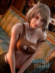 ashley graham from resident evil by eroraw3d