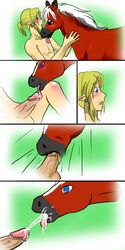 bestiality epona feral link link_(ocarina_of_time) nintendo ocarina_of_time straight_hair the_legend_of_zelda zoophilia