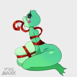 Anthro, Female Pred, Female Prey, Frog