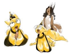 1boy1girl 2025 2d 2d_(artwork) ambiguous_penetration anthro anthro_on_anthro anthro_only areola_slip areolae_slip bananashrimp_(xarop77) big_ass big_breasts big_butt blulesnsfw bodily_fluids boobjob bottomless bottomless_female breasts cat_ears cat_girl cat_humanoid cat_tail catgirl collar color colored cum digital_media_(artwork) duo duo_focus eyes_closed feline female female_focus female_penetrated femboy femboy_on_female femboydom feminine_male from_behind from_behind_position furry furry_only glasses huge_breasts large_breasts laying_on_stomach legs_spread male male/female male_on_female mouth_open naked naked_male nipple_slip nipples no_background nude nude_male nude_male_partially_clothed_female on_stomach paizuri party_hat sex shaded sketchy tagme tongue tongue_out topwear_only xarop77 yellow_body