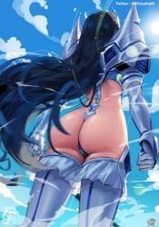 1girls ass ass ass_focus big_ass big_butt black_hair junketsu kill_la_kill kiryuuin_satsuki knightfanghentai