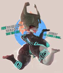 imp midna from the legend of zelda by chichichoart