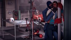 3d abel-dujardin blush bulge bulge_through_clothing clothed crotch_grab drooling dry_humping fingers_in_mouth gay glasses gloves grabbing_bulge hand_on_bulge male male/male male_only medic_(team_fortress_2) rubbing_bulge sfm smirk source_filmmaker spy_(team_fortress_2) submissive_male submissive_medic team_fortress_2 torogao yaoi