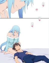 aqua (konosuba) from kono subarashii sekai ni shukufuku wo! by racsoms