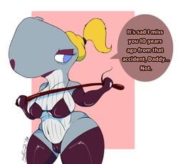 1girls cetacean dominatrix female female_only femdom nickelodeon partially_clothed pearl_krabs seizmic785 smooth_skin spongebob_squarepants tagme teenager whale