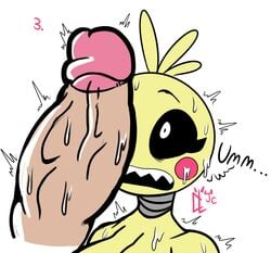 1girls animatronic animatronics belly belly_button big_penis breasts comic cumlord cumlord_(artist) female female_focus female_only five_nights_at_freddy's five_nights_at_freddy's_2 flushed fnaf furry horny horny_female inverted_nipples just_coffee large_penis legs mechanical nipples no_bra no_panties nude nude_female nude_male penis penis_out robot_girl scared sharp_claws sharp_teeth shy simple_background simple_eyes skinny skinny_girl smaller_male socks sofa sweat sweatdrop sweaty talking thick thick_ass thick_thighs toy_chica_(fnaf) yellow_body yellow_fur