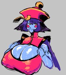 1girls breasts cleavage darkstalkers hsien_ko huge_breasts jiangshi large_breasts lei-lei lei_lei momfreaker