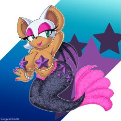 rouge the bat from sega by omegasunburst