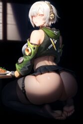 anby demara from zenless zone zero by tsukiai