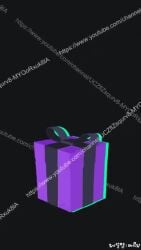 9:16 :3d animated black_hair blue_hair dancing gift gift_box gray_hair minus8 music original_characters pom_poms purple_hair red_hair shorter_than_30_seconds sound tagme vertical_video video youtube youtube_shorts