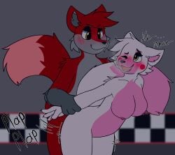 alibi233 animatronic anthro areola big_breasts blush breasts canid canine digital_media_(artwork) duo female female_penetrated five_nights_at_freddy's five_nights_at_freddy's_2 fox fur genitals grey_body grey_fur hair hi_res humanoid machine male male/female male_penetrating male_penetrating_female mammal mangle_(fnaf) nipples nude open_mouth penetration penile penile_penetration penis_in_pussy pink_body pink_fur plap red_body red_fur robot scottgames sex smile steam tail teeth text thick_thighs tongue vaginal_penetration vaginal_penetration white_body zero_(swirly_fox)