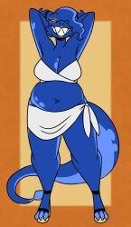 anthro anthro_only big_breasts bikini breasts chubby cleavage female furry huge_breasts nerdyreindeer not_porn sfw tagme thick_thighs wide_hips