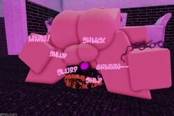 1girls 2022 3d decaying_winter deepthroat dolcha facefuck light-skinned_female light-skinned_male light_skin onomatopoeia roblox roblox_game robloxian self_upload sledge_queen tagme